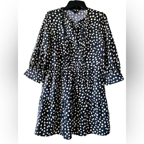 Who What Wear Dresses & Skirts - Long sleeve Dot Print Dress